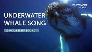 Whale Song Sleep Sound  10 Hours  Black Screen [upl. by Christy]