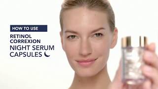 How To Use RoC Retinol Correxion Night Serum Capsules [upl. by Nordin622]