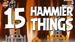 Angry Birds Seasons Hammier Things Level 115 Walkthrough 3 Star [upl. by Rutter377]