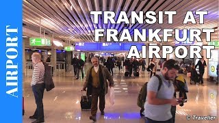 TRANSIT WALK AT FRANKFURT Airport FRA Terminal 1  Connection Flight Transfer Arriving amp Departing [upl. by Ludwig]