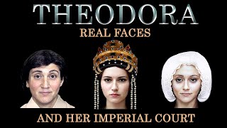 Byzantine Emperors  Empress Theodora  Real Faces  The Imperial Court [upl. by Ahsyla]