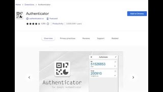 ADD Google AUTHENTICATOR as a CHROME EXTENSION [upl. by Ihc]