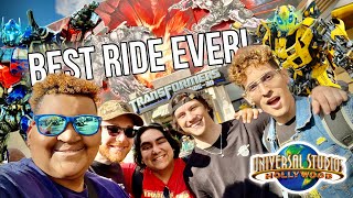 TRANSFORMERS SUPERFANS hit UNIVERSAL STUDIOS HOLLYWOOD  Childhood Dream FULFILLED [upl. by Staten574]