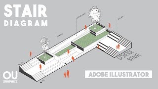 Axonometric Diagram in Adobe Illustrator [upl. by Durston328]